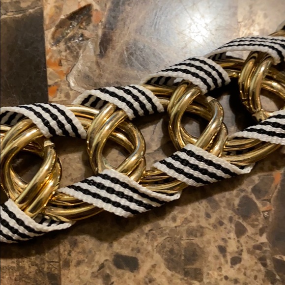 Guess Black, White, and Gold Bracelet - Picture 3 of 4